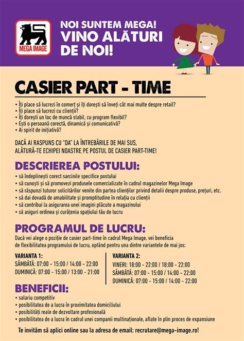Locuri de munca Timişoara Casier.